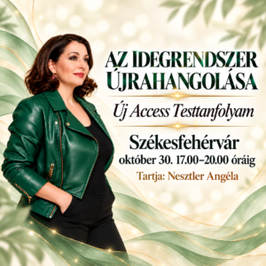 10.30 AZ IDEGRENDSZER ÚJRAHANGOLÁSA- új Access testkezelés tanfolyam- Székesfehérváron